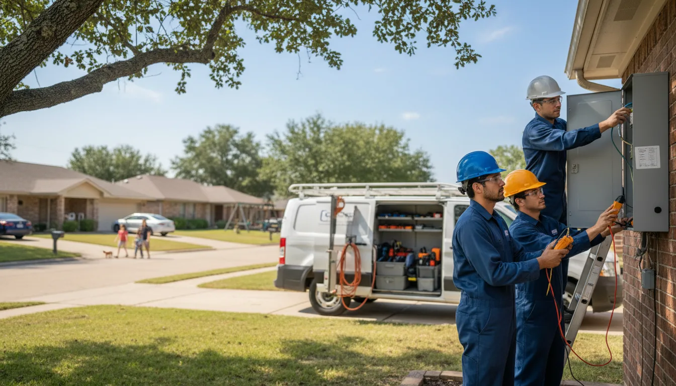Certified electrician providing emergency electrical services in Leesburg, OH